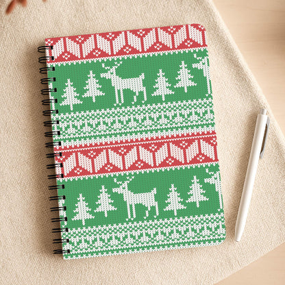 Christmas Jumper Pattern Christmas Notepad