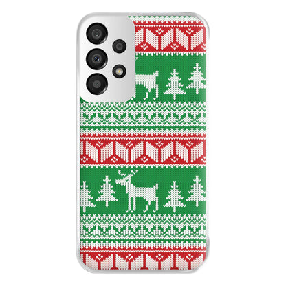 Christmas Jumper Pattern Christmas Phone Case for Galaxy A33