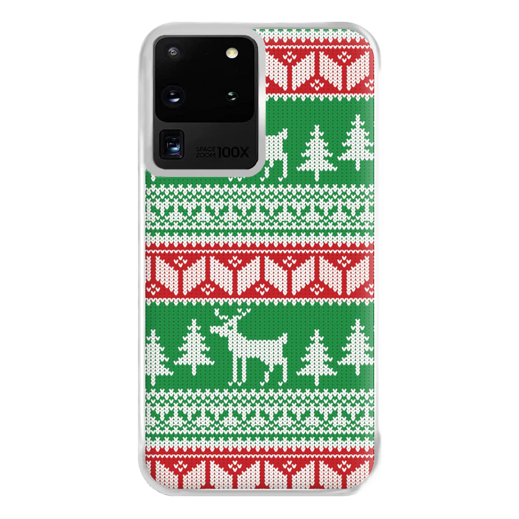 Christmas Jumper Pattern Christmas Phone Case for Galaxy S20 Ultra