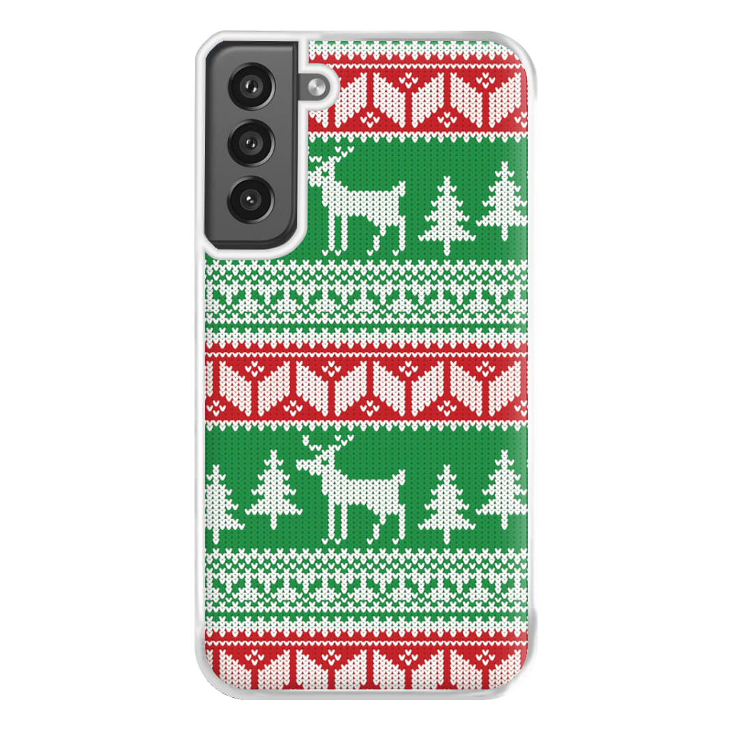 Christmas Jumper Pattern Christmas Phone Case for Galaxy S21FE