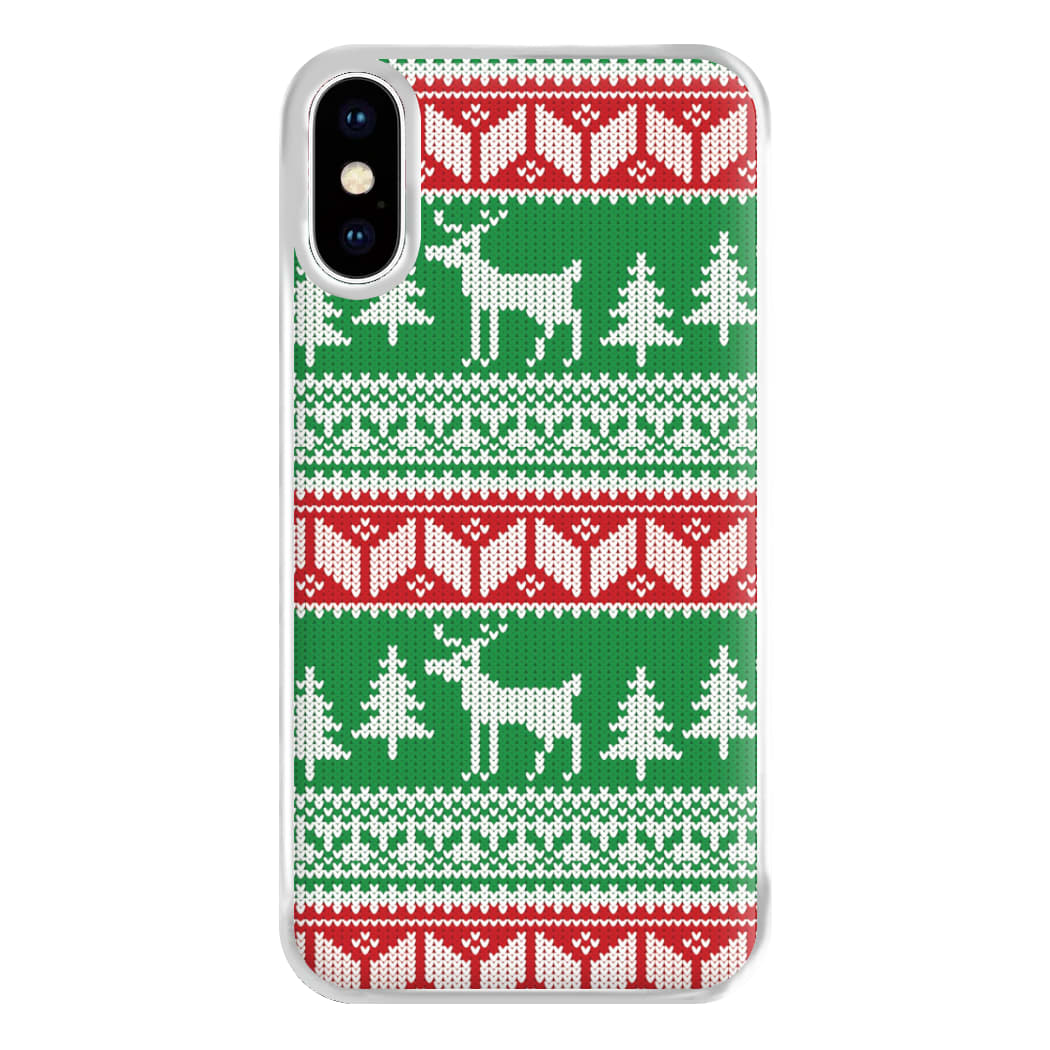 Christmas Jumper Pattern Christmas Phone Case for iPhone XS Max