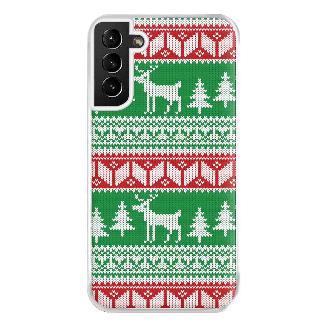 Christmas Jumper Pattern Christmas Phone Case for Galaxy S21 Plus