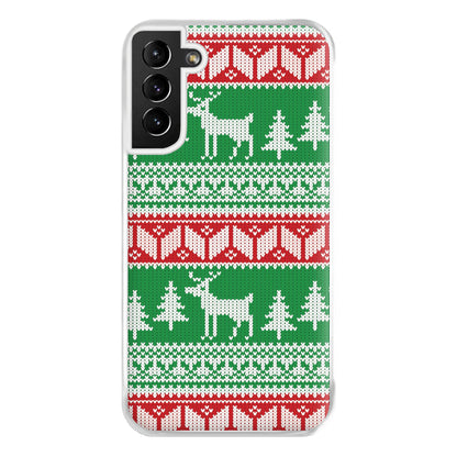 Christmas Jumper Pattern Christmas Phone Case for Galaxy S21 Plus