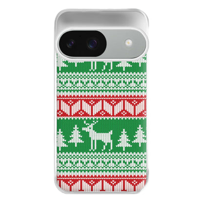 Christmas Jumper Pattern Christmas Phone Case for Google Pixel 9 / 9 Pro