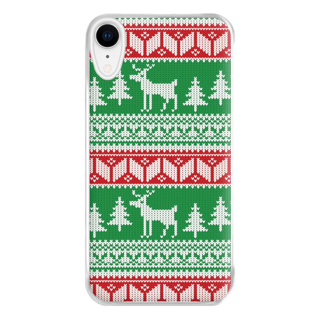 Christmas Jumper Pattern Christmas Phone Case for iPhone XR