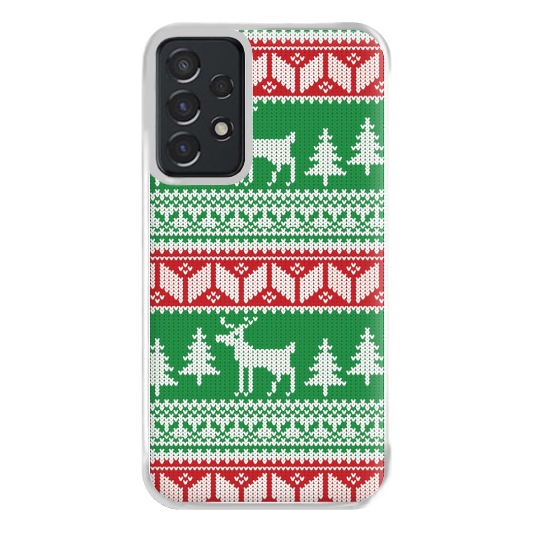 Christmas Jumper Pattern Christmas Phone Case for Galaxy A52 / A52s