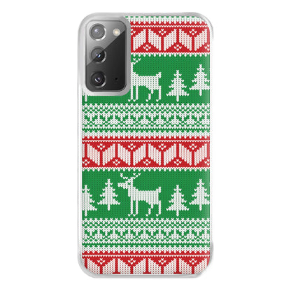 Christmas Jumper Pattern Christmas Phone Case for Galaxy Note 20 Ultra