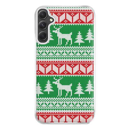 Christmas Jumper Pattern Christmas Phone Case for Galaxy A54