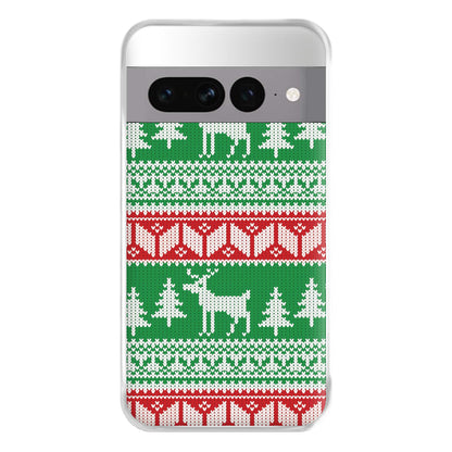 Christmas Jumper Pattern Christmas Phone Case for Google Pixel 7 Pro