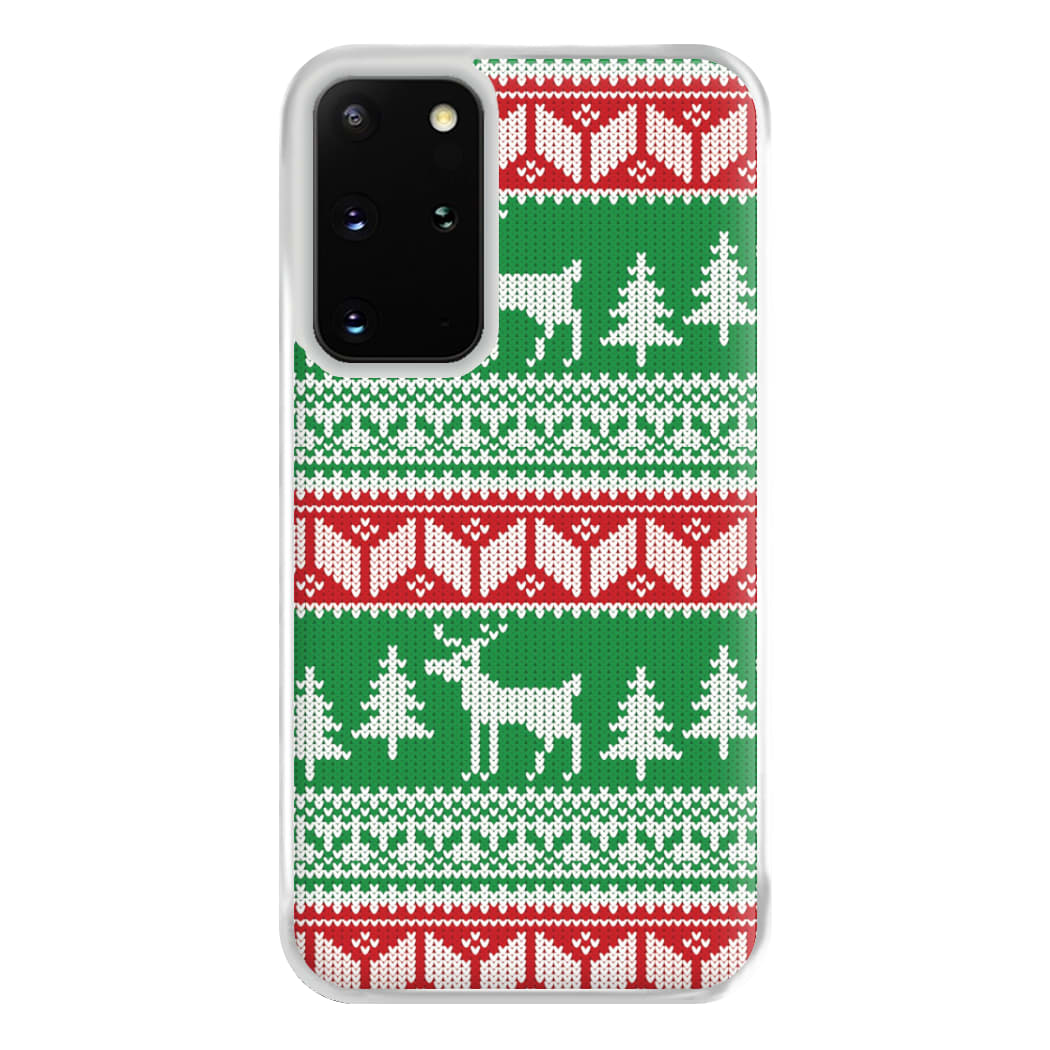 Christmas Jumper Pattern Christmas Phone Case for Galaxy S20 Plus