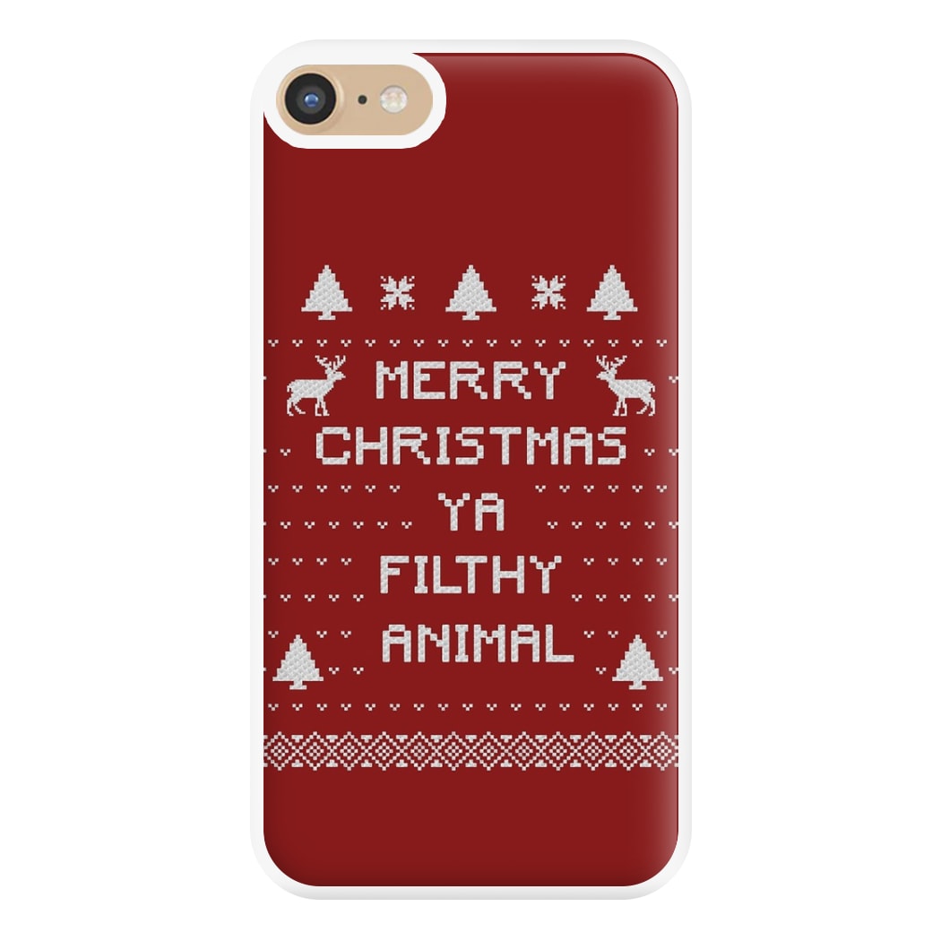 Merry Christmas Ya Filthy Animal Phone Case for iPhone 6 / 7 / 8 / SE