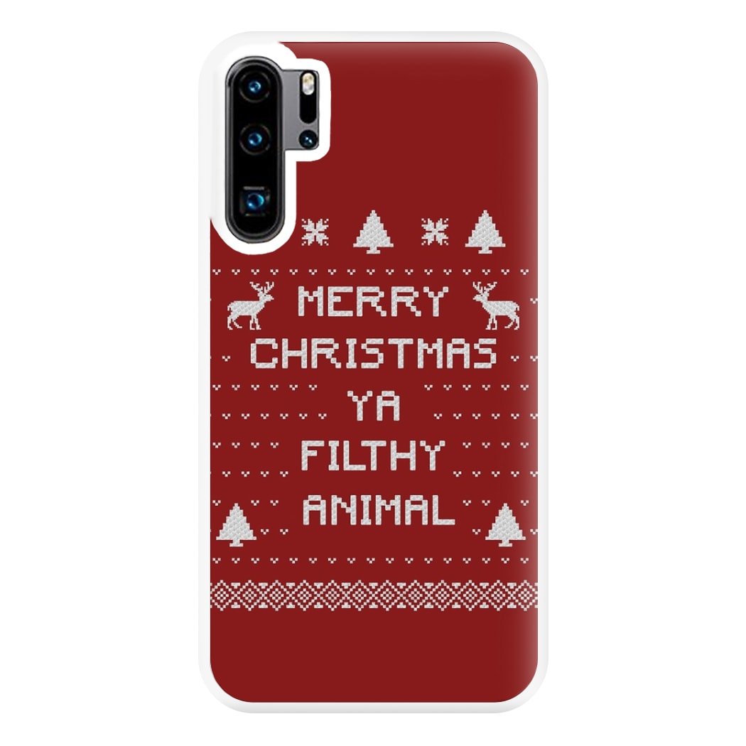 Merry Christmas Ya Filthy Animal Phone Case for Huawei P30 Pro