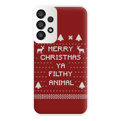 Merry Christmas Ya Filthy Animal Phone Case for Galaxy A33