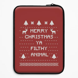 Merry Christmas Ya Filthy Animal Universal Laptop Sleeve