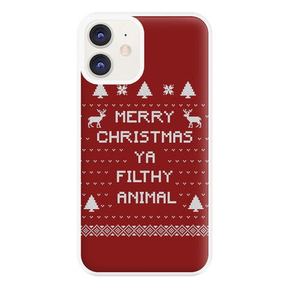 Merry Christmas Ya Filthy Animal Phone Case for iPhone 11