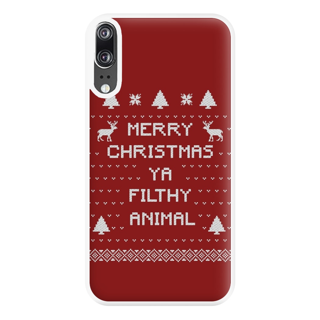 Merry Christmas Ya Filthy Animal Phone Case for Huawei P20