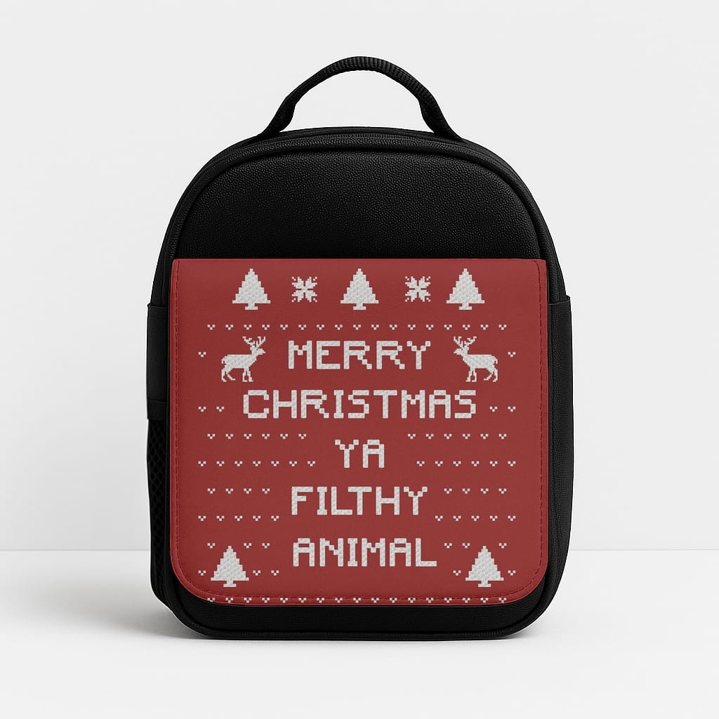 Merry Christmas Ya Filthy Animal Lunchbox