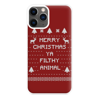 Merry Christmas Ya Filthy Animal Phone Case for iPhone 12 Pro Max