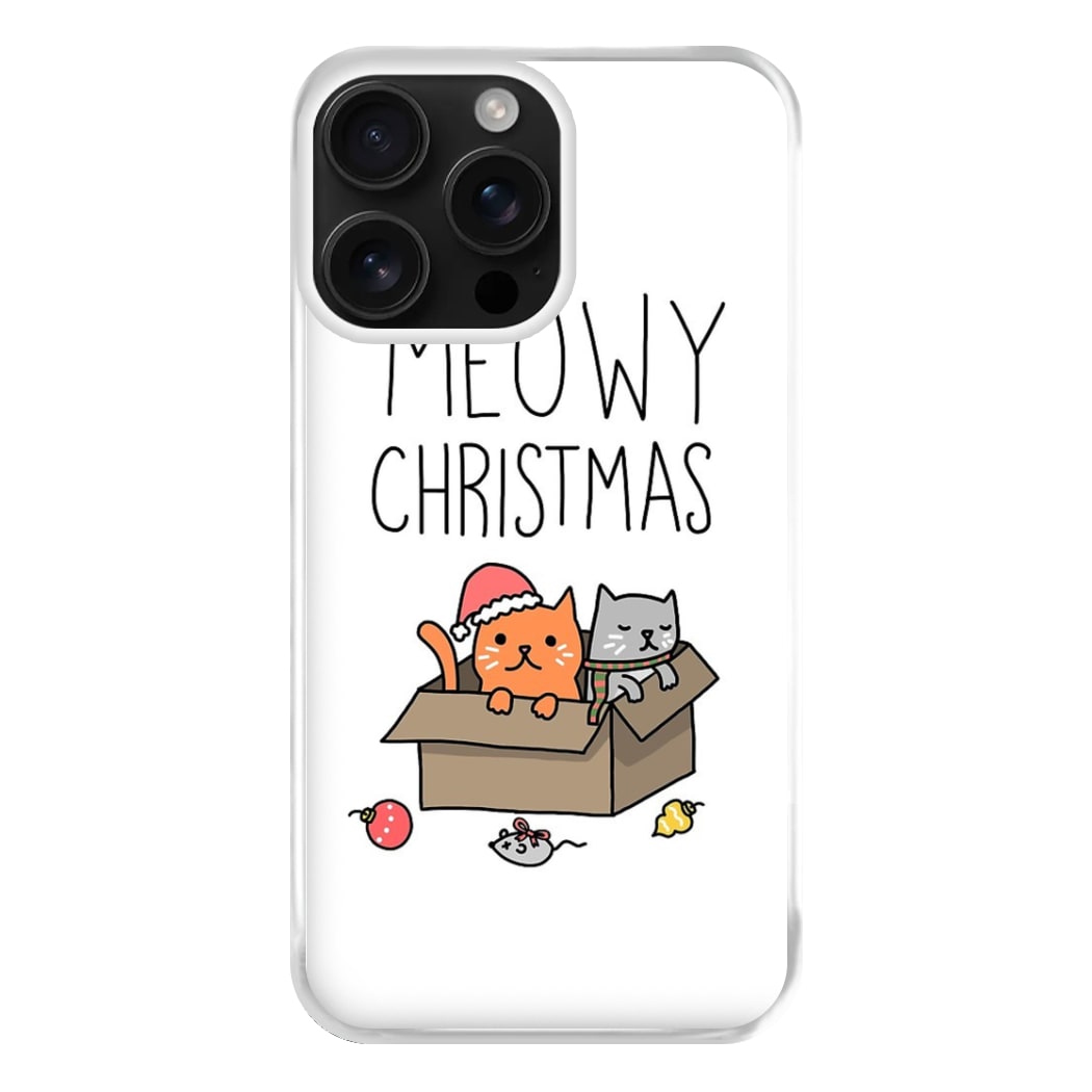 Meowy Christmas Phone Case