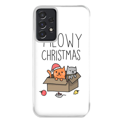 Meowy Christmas Phone Case for Galaxy A52 / A52s