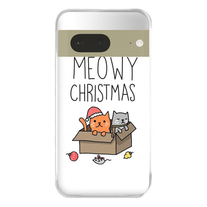 Meowy Christmas Phone Case for Google Pixel 7a