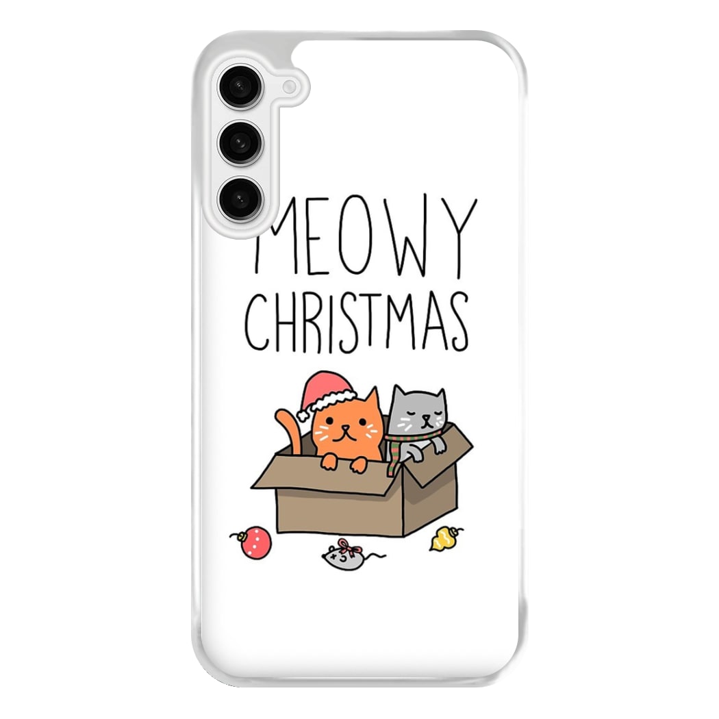 Meowy Christmas Phone Case for Galaxy S23FE