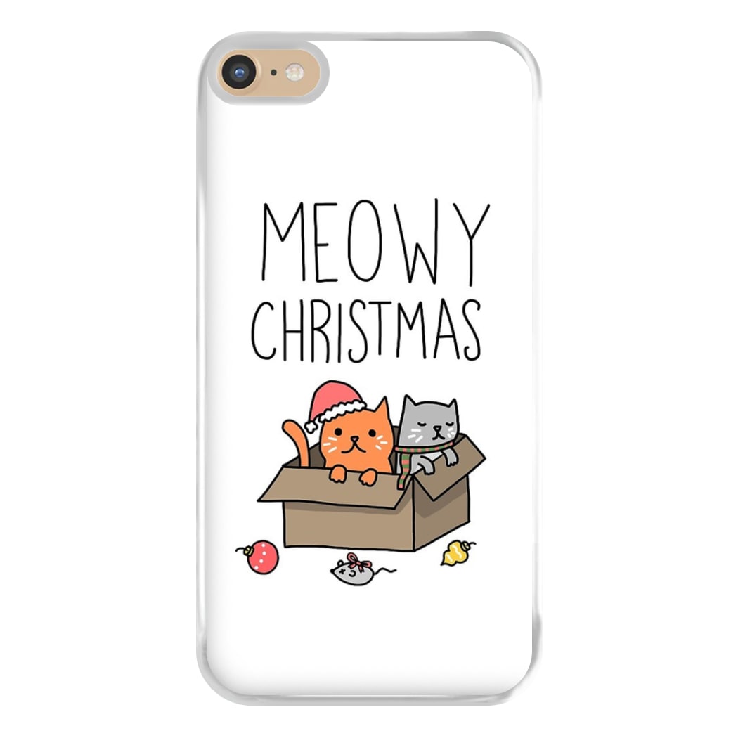 Meowy Christmas Phone Case for iPhone 6 Plus / 7 Plus / 8 Plus