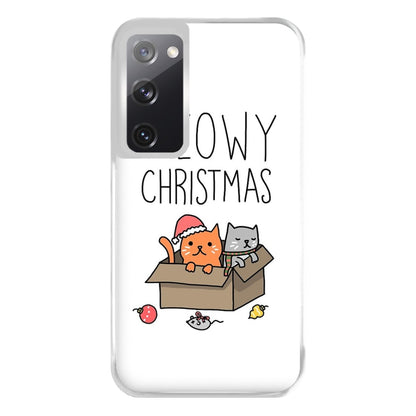 Meowy Christmas Phone Case for Galaxy S20FE