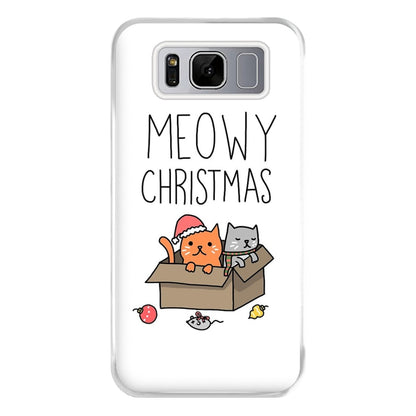 Meowy Christmas Phone Case for Galaxy S8 Plus