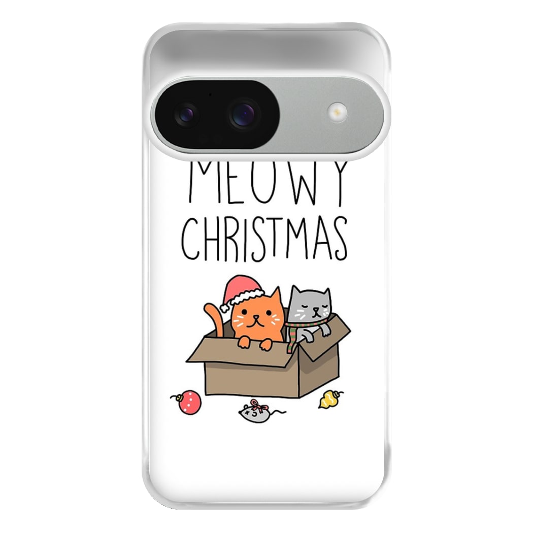 Meowy Christmas Phone Case for Google Pixel 9 / 9 Pro