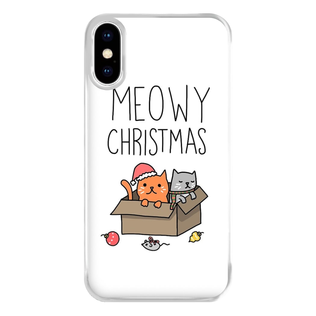 Meowy Christmas Phone Case for iPhone XS Max