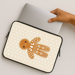 Christmas Jumper Pattern Gingerbread Man MacBook Case