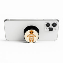 Christmas Jumper Pattern Gingerbread Man FunGrip