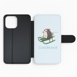 Christmas Jumper Pattern Gingerbread Man Flip Phone Case