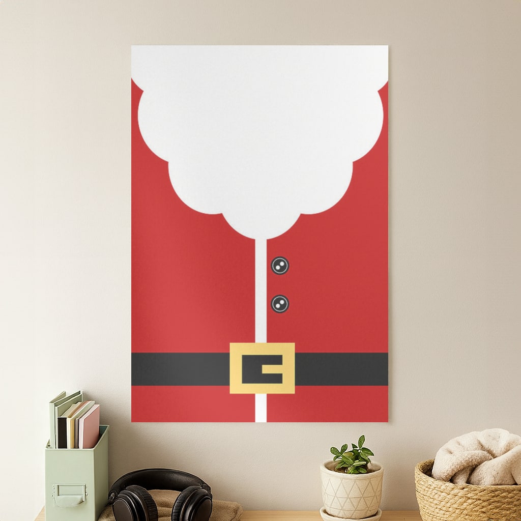 Santa Clause Outfit Poster