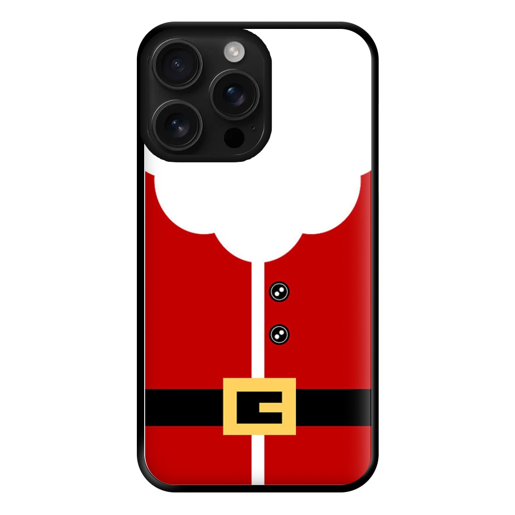 Santa Clause Outfit Phone Case for iPhone 16 Pro Max