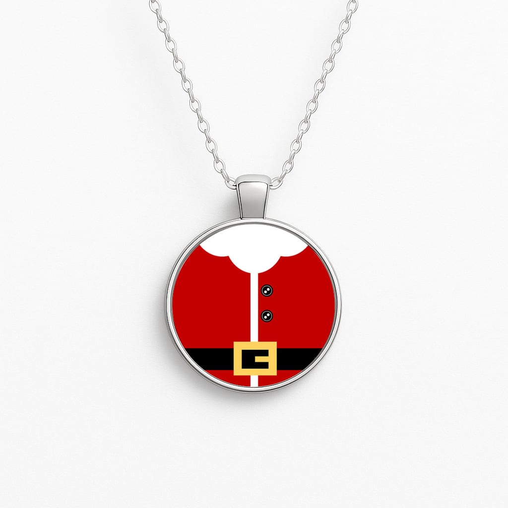 Santa Clause Outfit Necklace
