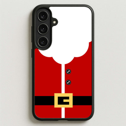 Santa Clause Outfit Phone Case for Galaxy S25FE