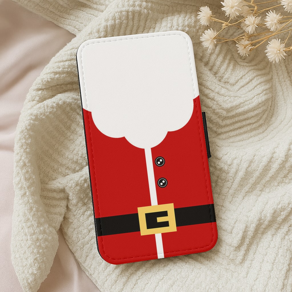 Santa Clause Outfit Wallet Phone Case
