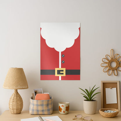 Santa Clause Outfit Art Print