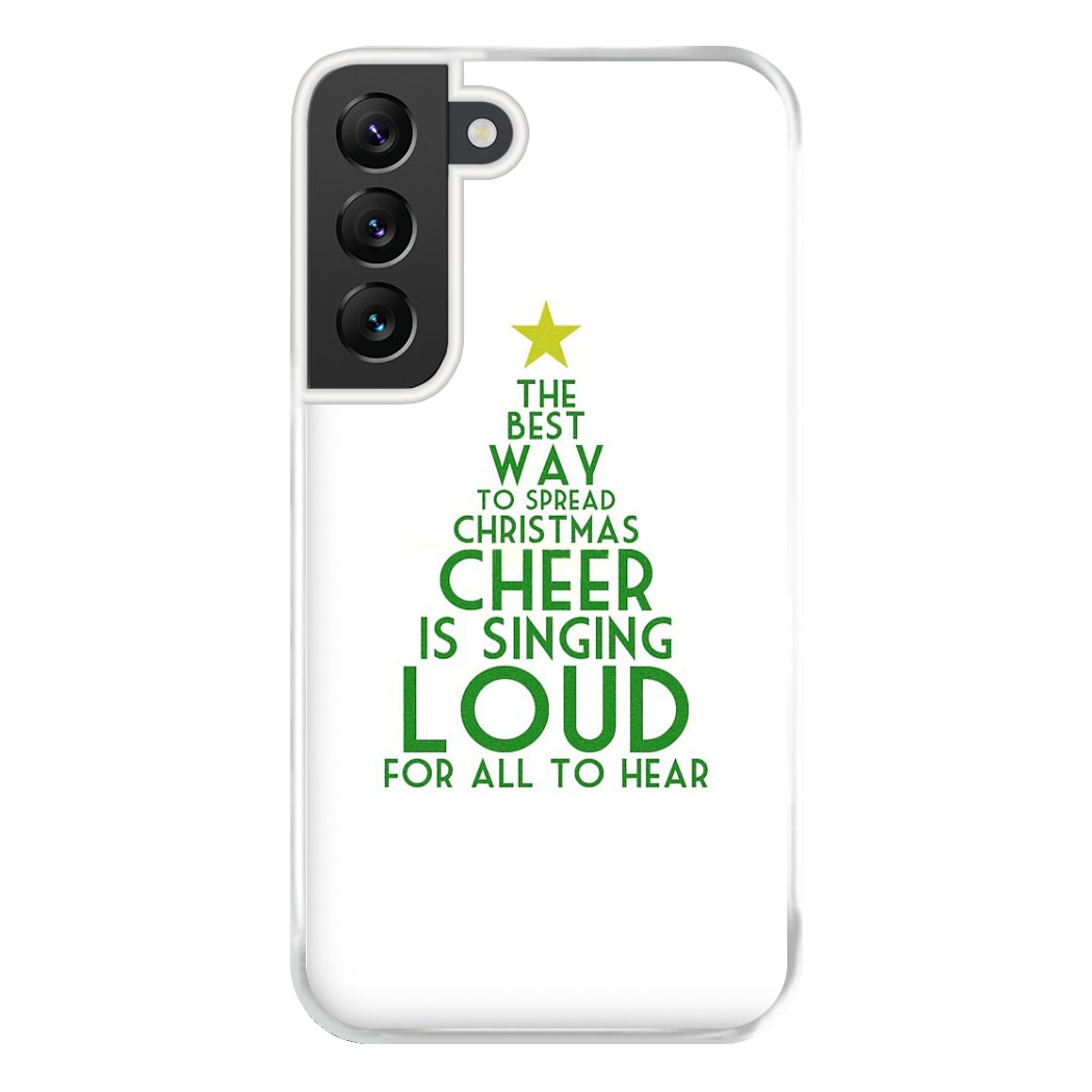 The Best Way To Spread Christmas Cheer - Elf Phone Case for Galaxy S22 Plus