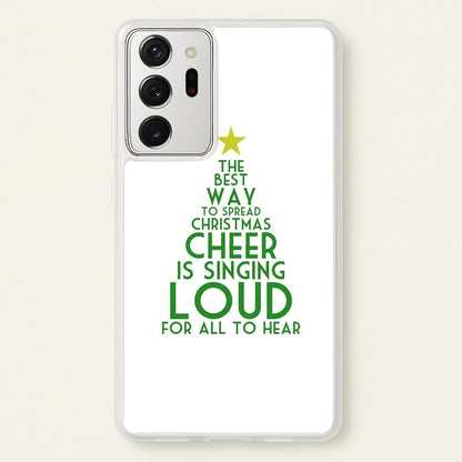 The Best Way To Spread Christmas Cheer - Elf  - Elf Phone Case for Galaxy Note 20 Ultra