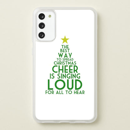 The Best Way To Spread Christmas Cheer - Elf  - Elf Phone Case for Galaxy A41