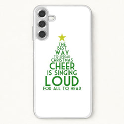 The Best Way To Spread Christmas Cheer - Elf Phone Case for Galaxy A17