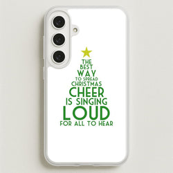 The Best Way To Spread Christmas Cheer - Elf Phone Case for Galaxy S25FE