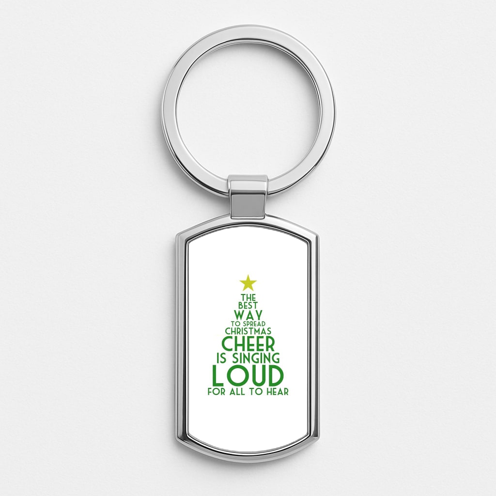 The Best Way To Spread Christmas Cheer - Elf Luxury Keyring