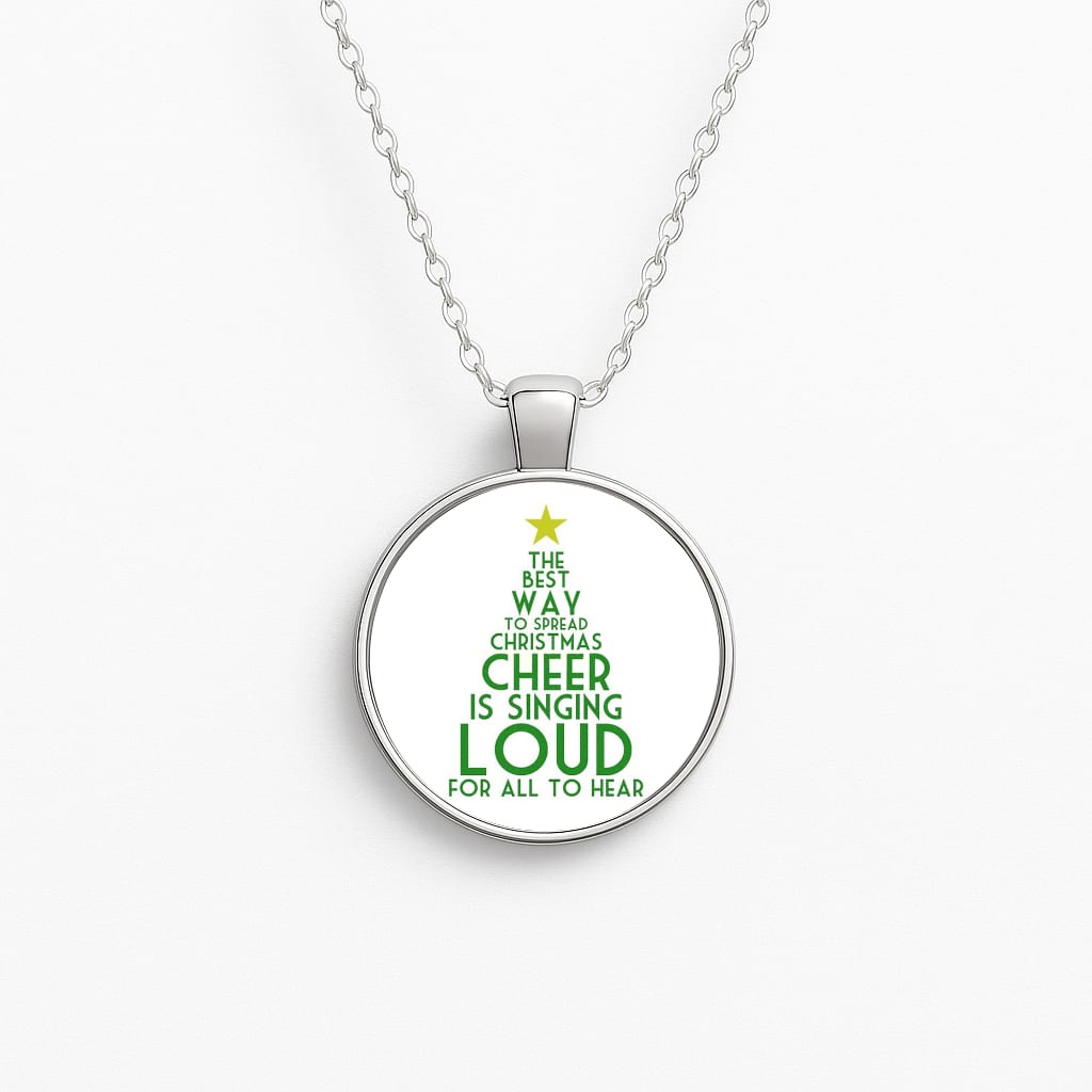 The Best Way To Spread Christmas Cheer - Elf Circle Necklace