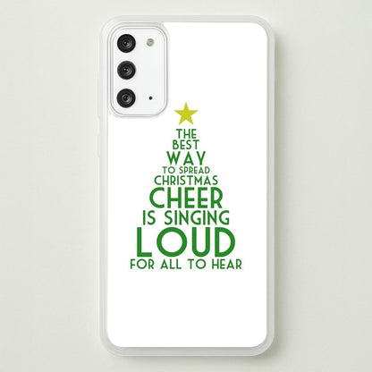 The Best Way To Spread Christmas Cheer - Elf  - Elf Phone Case for Galaxy Note 20