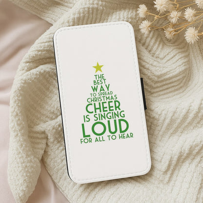 The Best Way To Spread Christmas Cheer - Elf Flip Wallet Phone Case