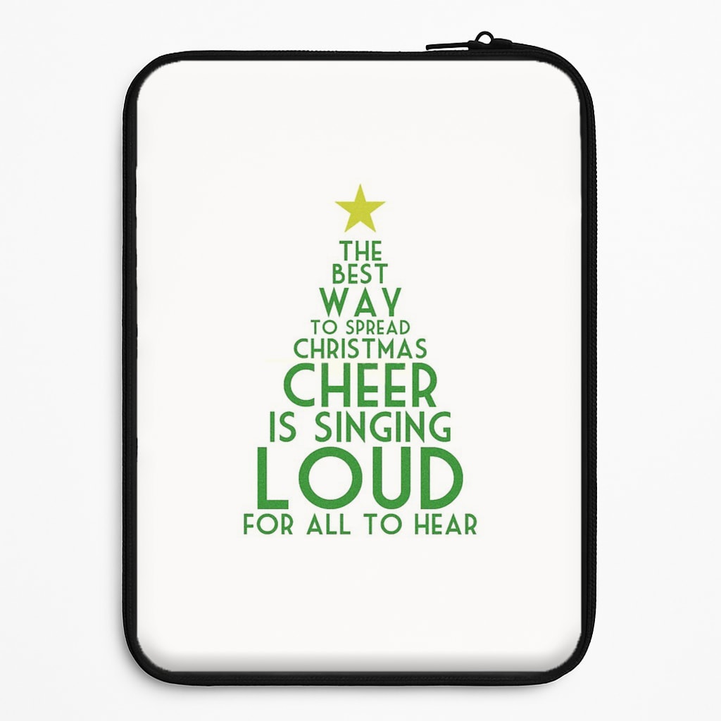 The Best Way To Spread Christmas Cheer - Elf Laptop Sleeve